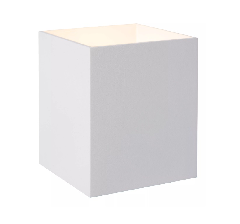 Kinkiet Xera w kształcie kwadratu z dwukierunkowym światłem