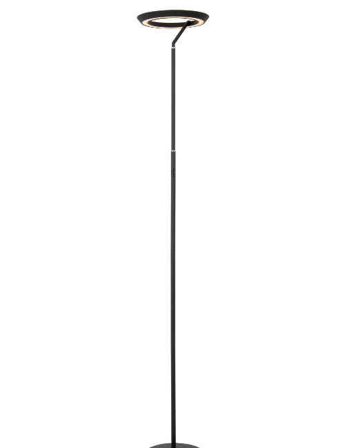 Lampa podłogowa Celeste LED z nowoczesnym, okrągłym kloszem