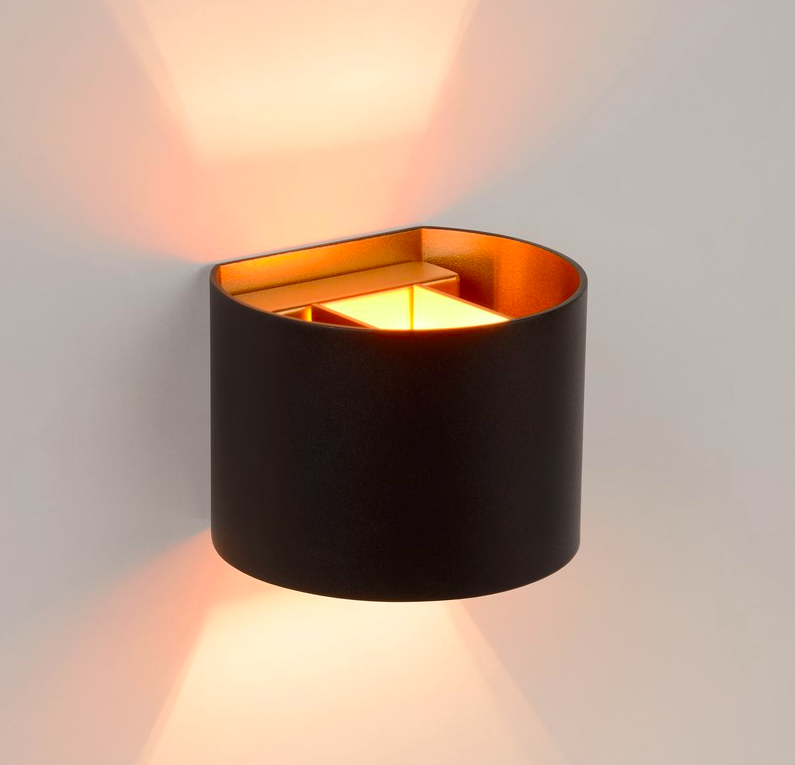 Kinkiet XIO w nowoczesnym stylu ze światłem skierowanym w górę i w dół