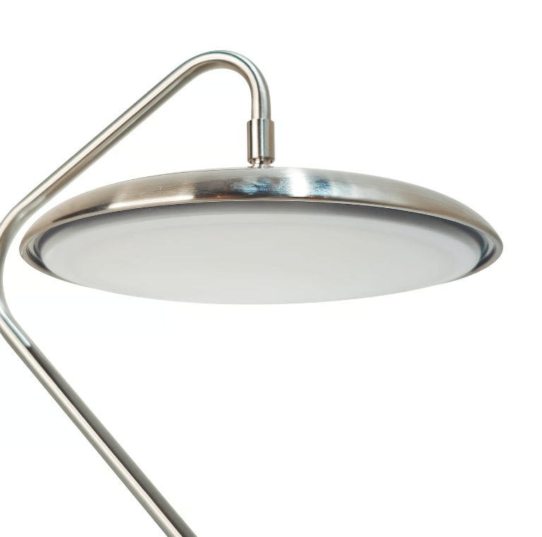 Lampa biurkowa LED Artist w kolorze srebrnym marki DFTP – nisko profilowana