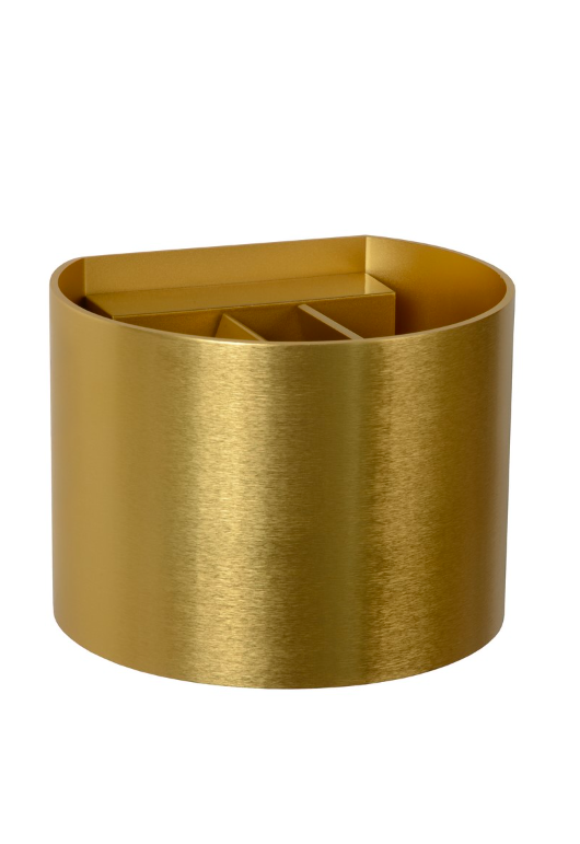 Nowoczesny kinkiet XIO w złotym wykończeniu – ozdobne oświetlenie