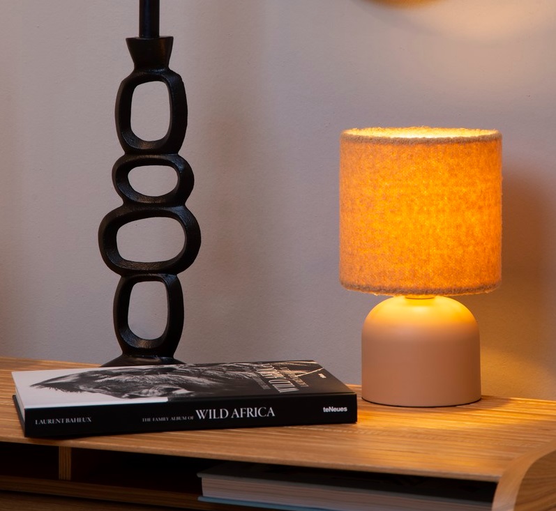 Bawełniana żółta lampka nocna Woolly