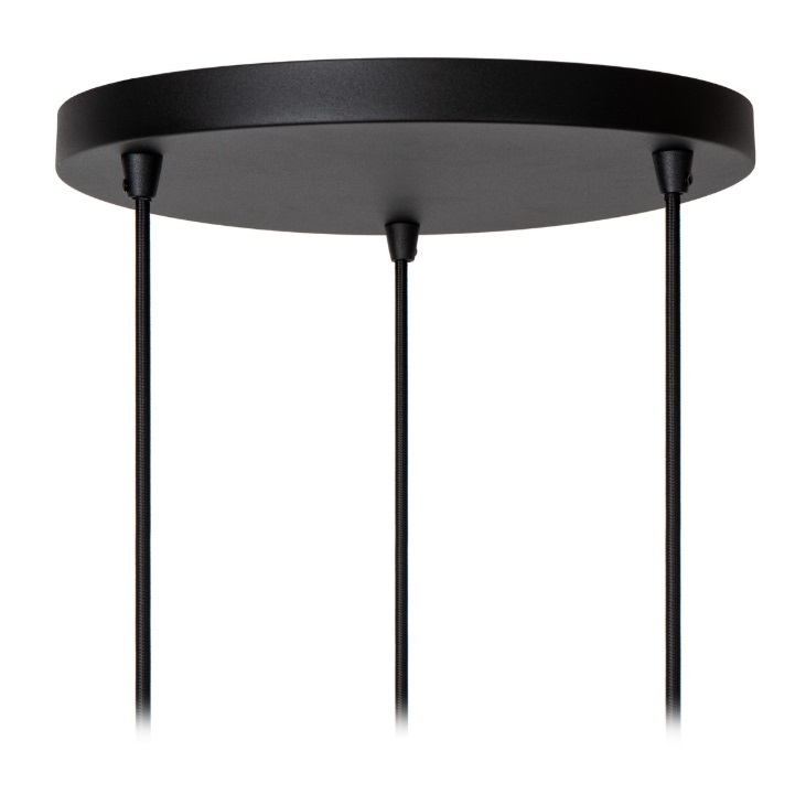 Lampa wisząca Rosas 3 w kolorze czarno-złotym