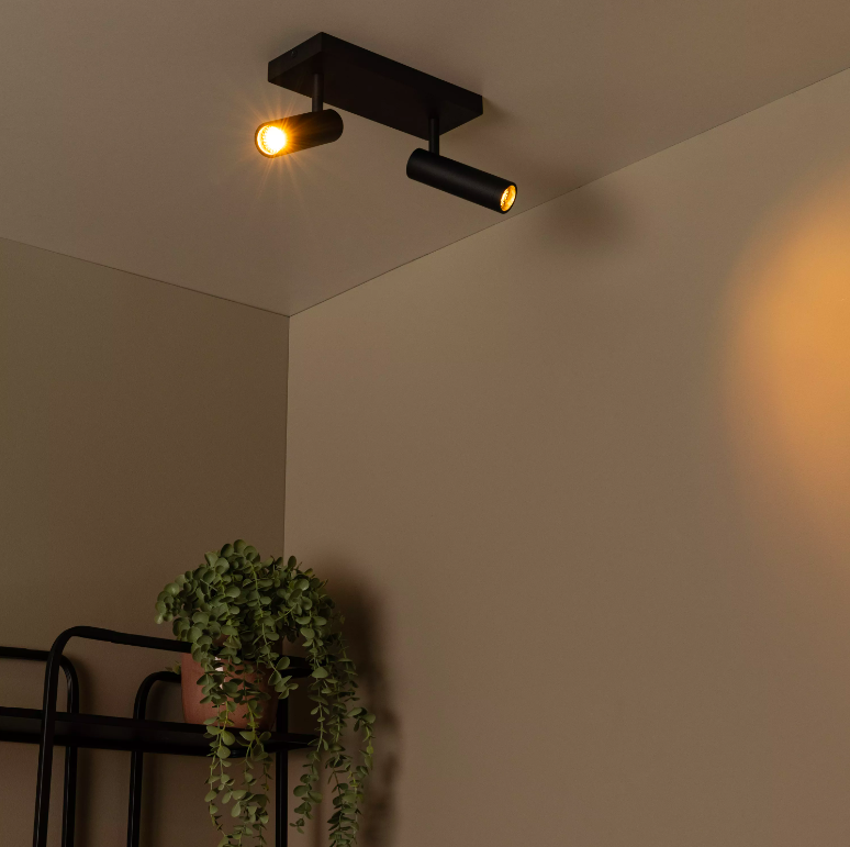 Grado 2 – dwupunktowy reflektor sufitowy z kratką typu plaster miodu