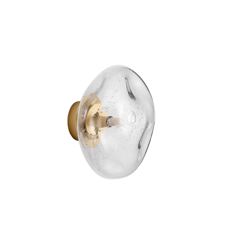 Kinkiet Aeralis 22 o eleganckim wzornictwie z ozdobnym szkłem