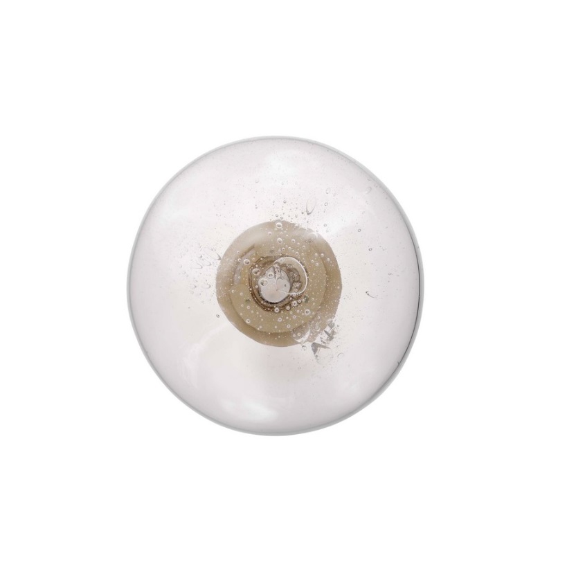 Kinkiet Aeralis 22 o eleganckim wzornictwie z ozdobnym szkłem