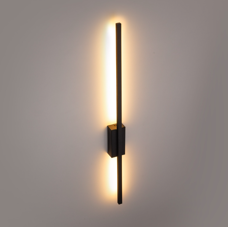 Kinkiet LED Flash w kolorze czarnym – efektowne oświetlenie dekoracyjne