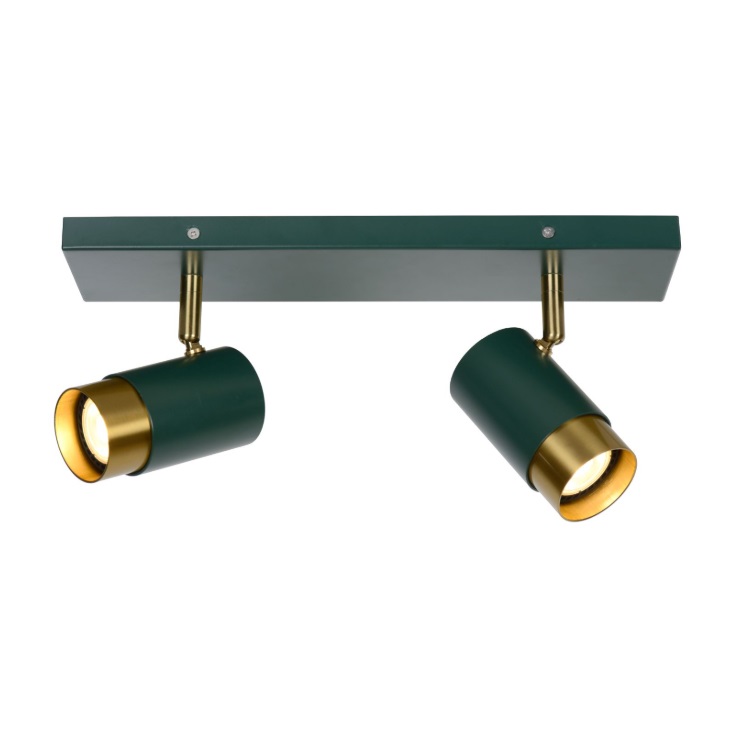 Podwójny zielony reflektor sufitowy Floris 2