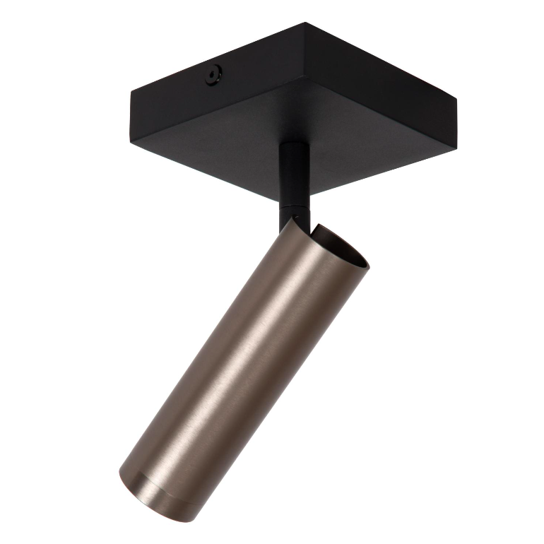 Stylowy reflektor sufitowy Grado w kolorze brązowym