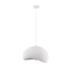 Wisząca lampa Cluora 50 w stylu wabi-sabi, kolor biały