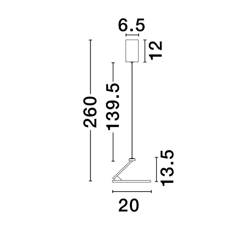 Ruchoma lampa sufitowa LED Eclipto w kolorze białym, płaska, 14W