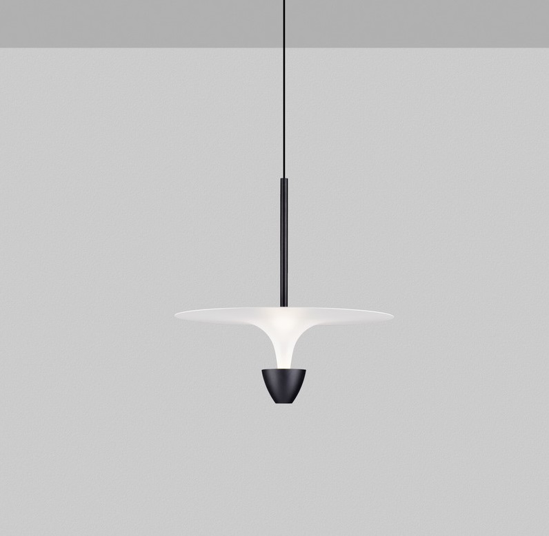 Nowoczesna lampa wisząca LED Taliana 34 w kolorze czarnym