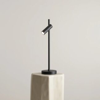 Nowoczesna lampka stołowa TREVO w kolorze czarnym