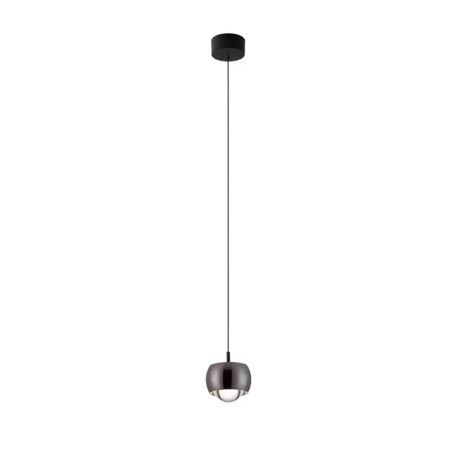 Stylowa lampa sufitowa Softlin w chromowanym wykończeniu