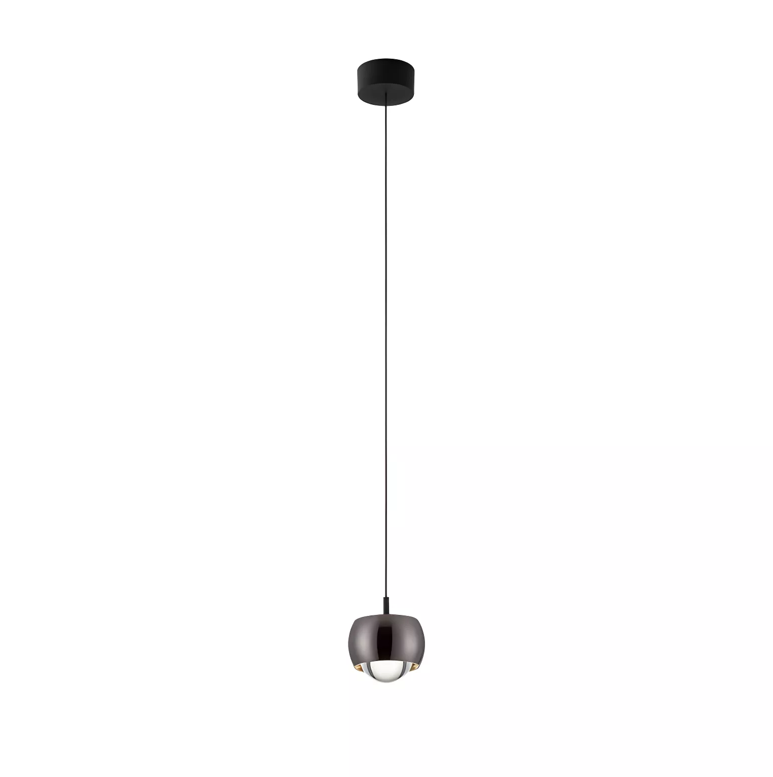 Stylowa lampa sufitowa Softlin w chromowanym wykończeniu