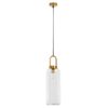 Lampa sufitowa Quina 15 w klasycznym stylu z przezroczystym, smukłym kloszem