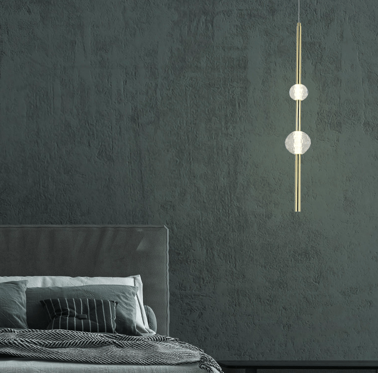 Wisząca lampa Vaku – dekoracyjna w stylu art déco