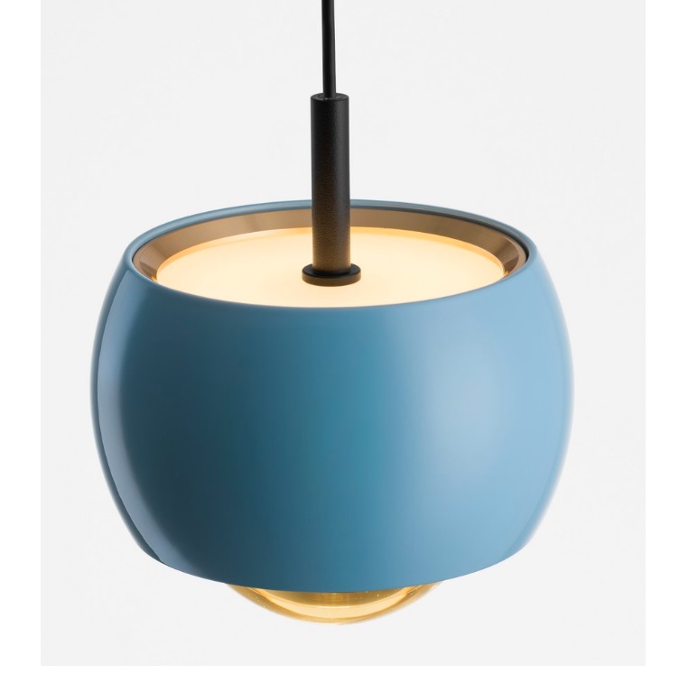 Niebieska lampa wiszaca Softlin