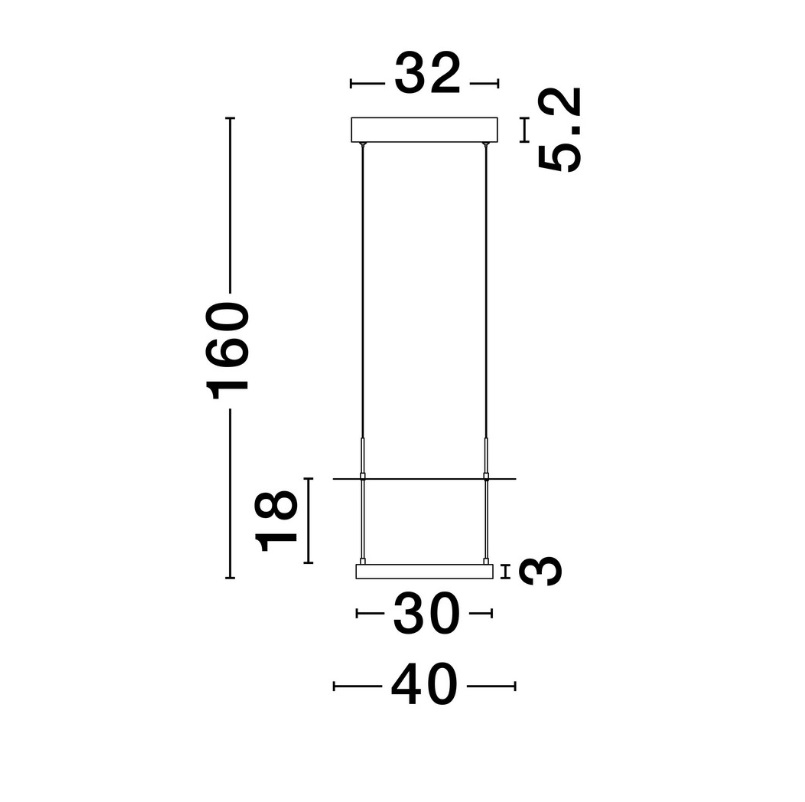 Designerska lampa wisząca Sfumato 45 z odbitym światłem nad stół