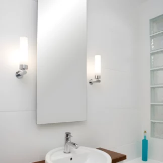 Kinkiet Tube - kolor biały, srebrny - 1021001