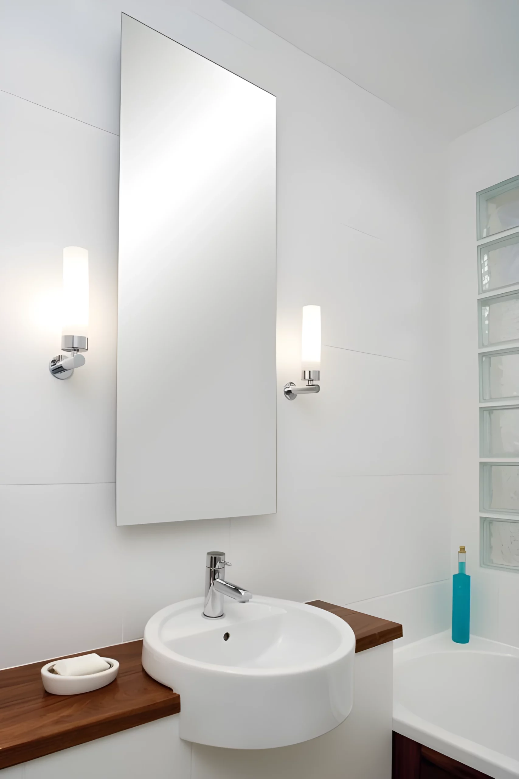 Kinkiet Tube - kolor biały, srebrny - 1021001