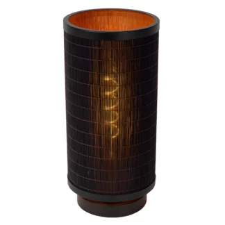 Czarna lampka nocna z bambusa Tagalog