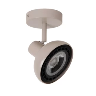 Ruchomy spot sufitowy Sensas w kolorze beżowym