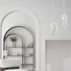 Designerska lampa wisząca Cluora 20 w kolorze białym