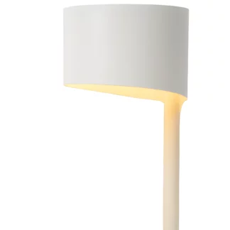 Lampka nocna Knulle w kolorze białym do sypialni