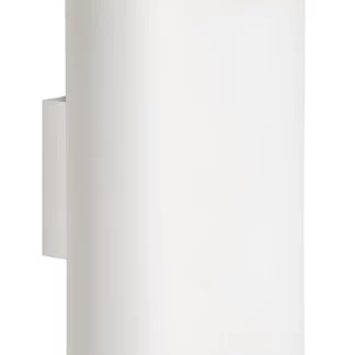 Płaski kinkiet Ovalis w białym kolorze do korytarza o owalnym kształcie