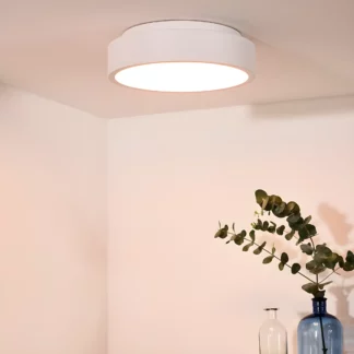 Plafon sufitowy LED Talowe 30 w kolorze białym, moc 20W