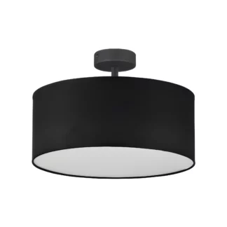 Lampa sufitowa Rondo 40 w kolorze czarnym o okrągłym kształcie
