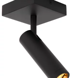 Reflektor Grado w kolorze czarnym z wbudowaną siatką typu plaster miodu