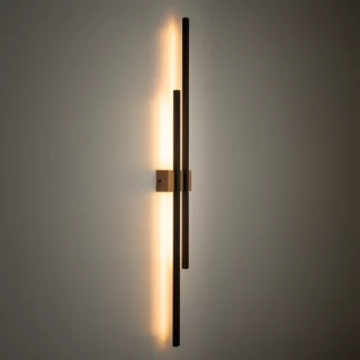 Kinkiet ozdobny Flash 2 z akcentem sosnowym