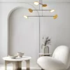 Nowoczesny żyrandol LED Vialto 51W do salonu w eleganckim stylu