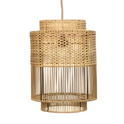 Lampa wisząca Colonial w stylu boho z rattanu – promocja