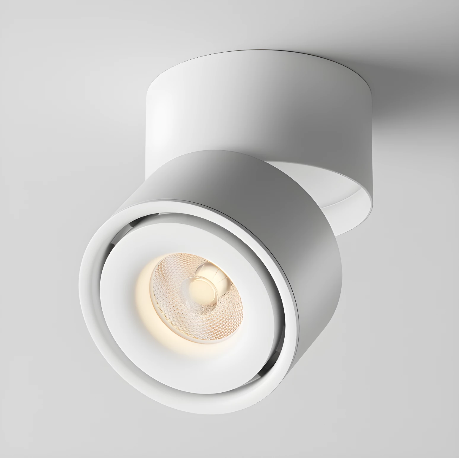 Reflektor LED sufitowy Yin w kolorze białym