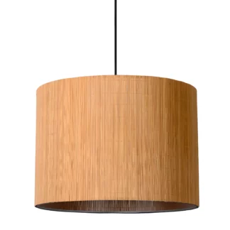 Wisząca lampa boho Magius z bambusa