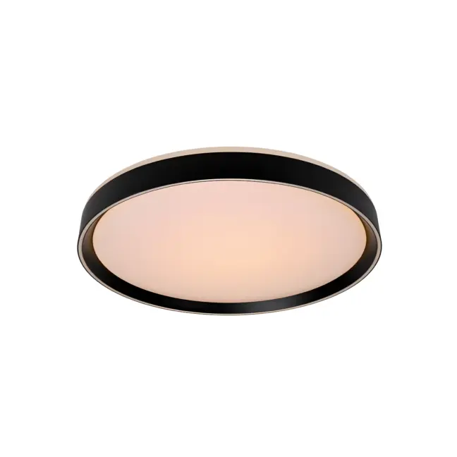 Plafon LED Nuria 30 w kolorze czarnym, 18W, barwa 2700K