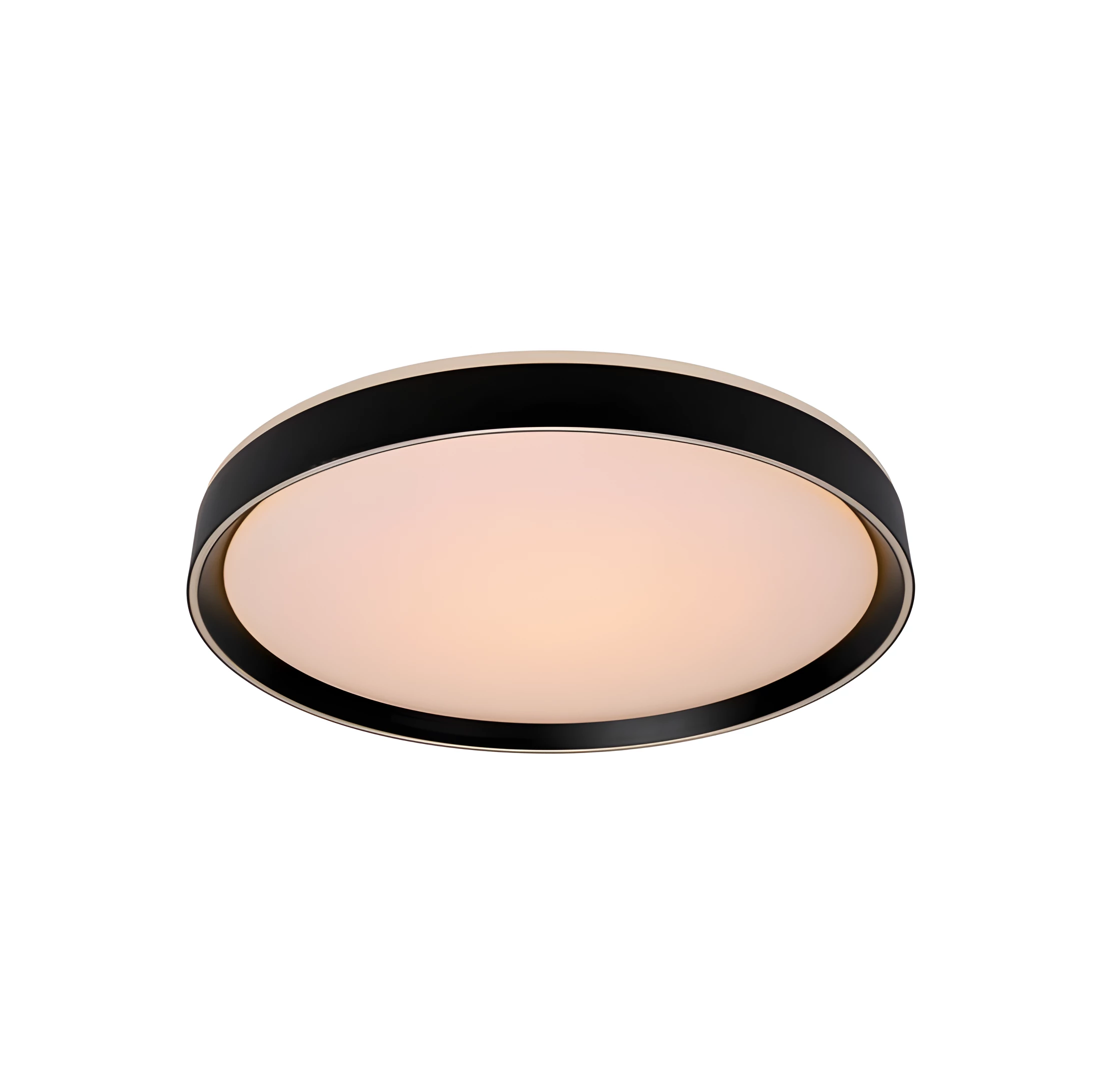 Plafon LED Nuria 30 w kolorze czarnym, 18W, barwa 2700K