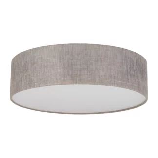 Beżowy plafon Rondo 60 z lnu