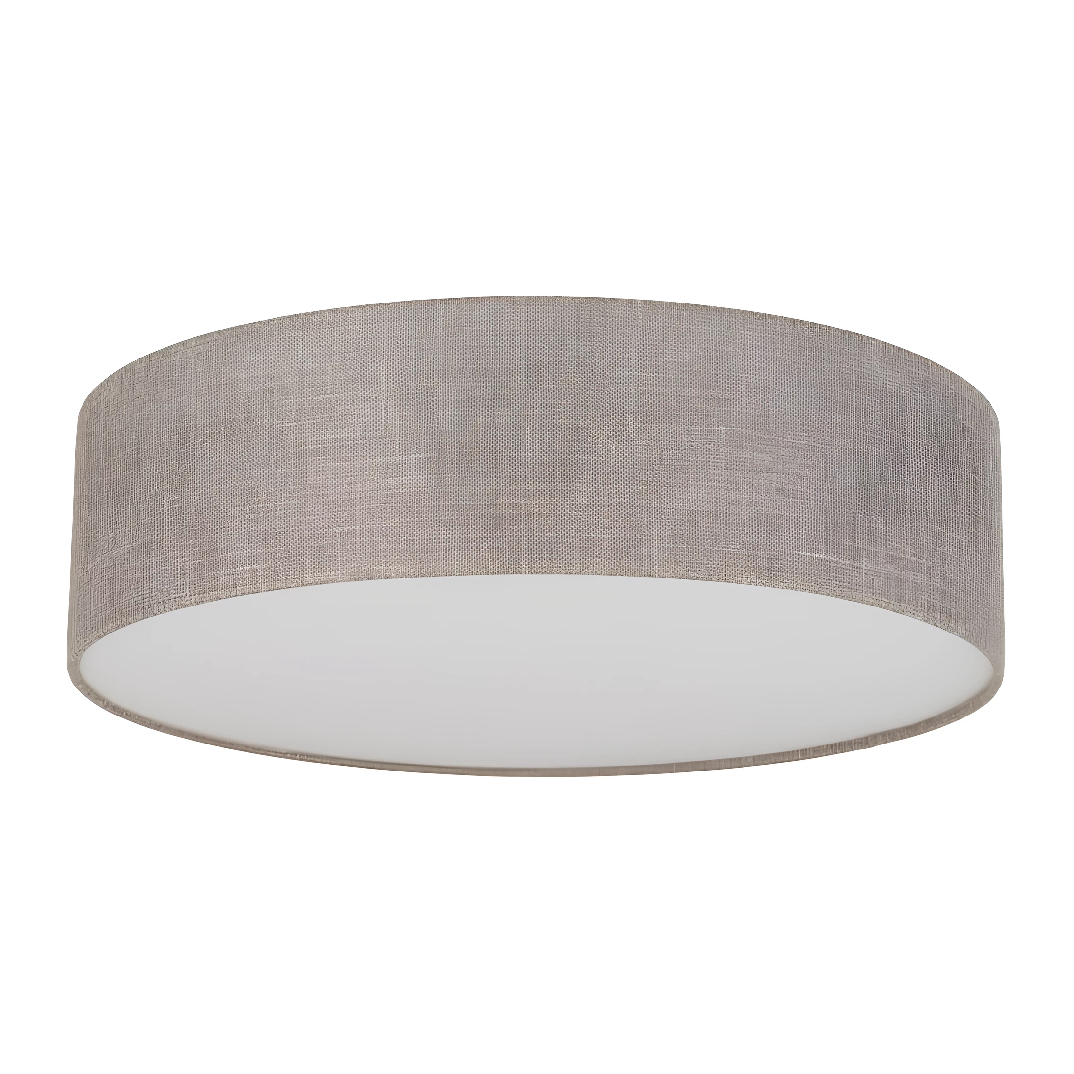 Beżowy plafon Rondo 60 z lnu