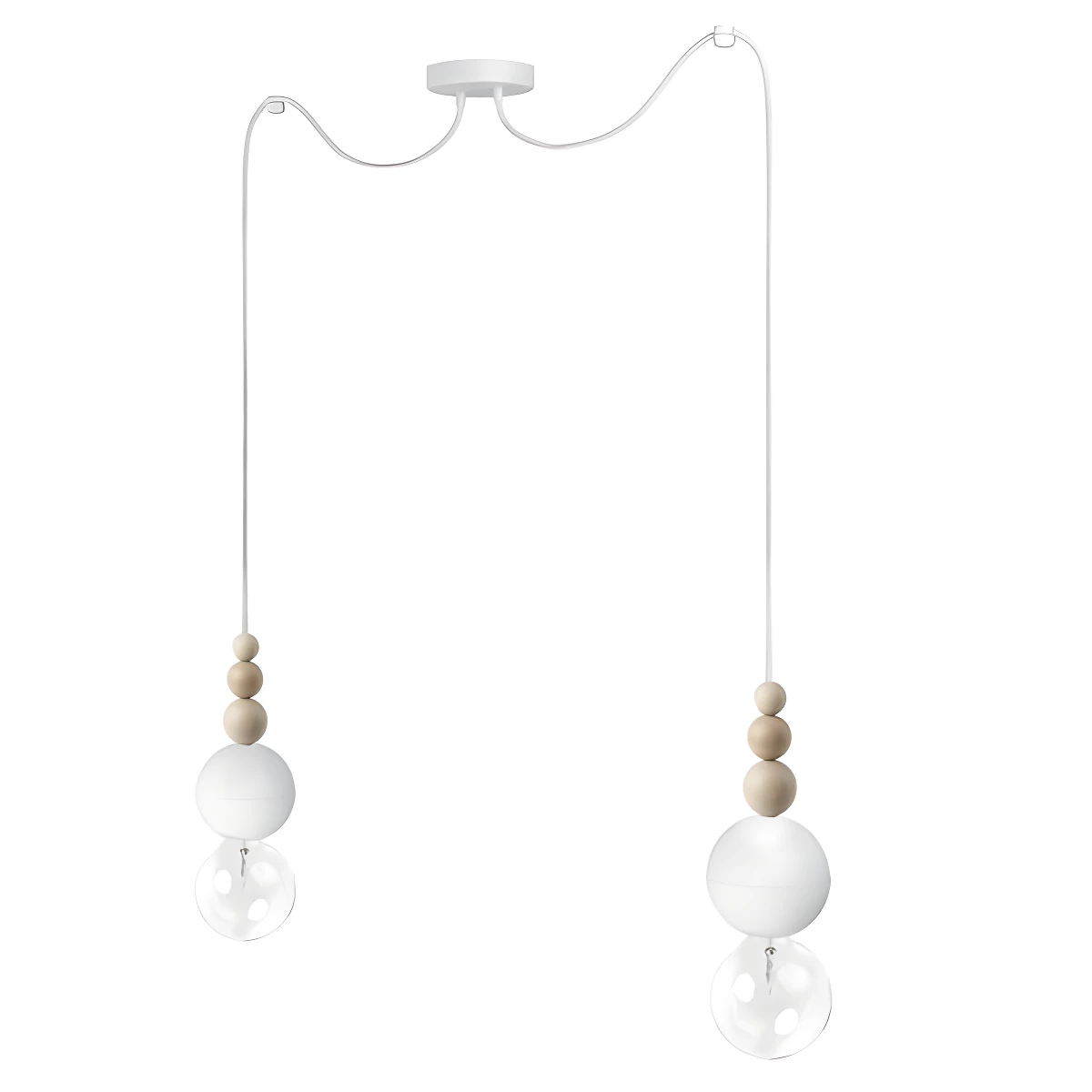 Lampa wisząca Loft Bala 2 - kule i żarówki