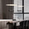 Lampa wisząca Sfumato 45 z odbitym światłem – nowoczesne oświetlenie nad stół