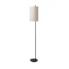 Lampa stojąca Magic w nowoczesnym stylu z beżowym lnianym kloszem