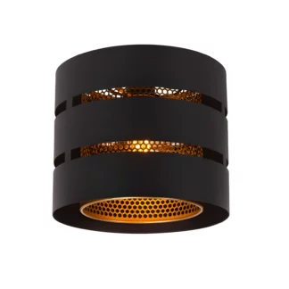 Plafon Rosas w nowoczesnym czarno-złotym stylu