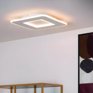 Nowoczesny plafon LED Axelle 24W o płaskiej konstrukcji z trzema poziomami jasności