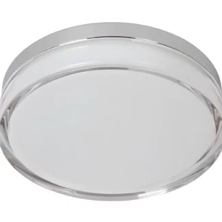 Plafon łazienkowy Plano 23 LED w kolorze srebrnym z regulacją barwy światła i klasą szczelności IP44