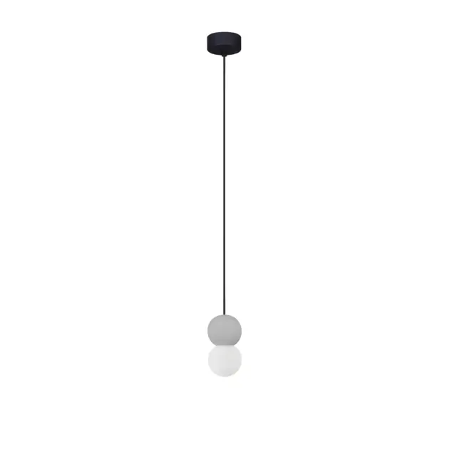 Lampa wisząca StoneBall w szarym, betonowym wykończeniu