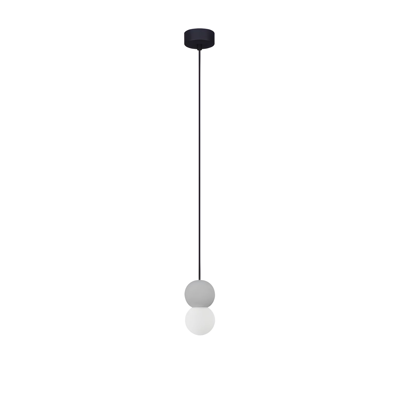 Lampa wisząca StoneBall w szarym, betonowym wykończeniu